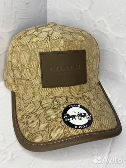 Бейсболка кепка coach унисекс (premium)