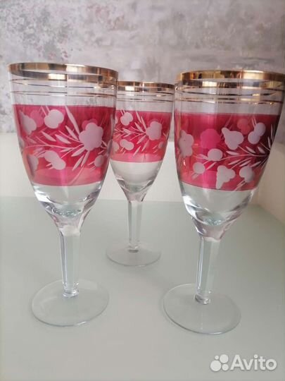 Коллекционные хрустальные фужеры