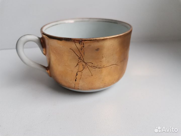 Чашка Храпунов Новаго дефект паутинка 160 мл