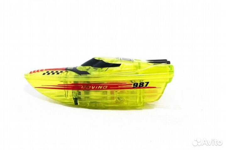 Радиоуправляемый мини-катер - RC987-Yellow