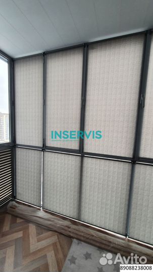 Плиссе жалюзи на пластиковые окна