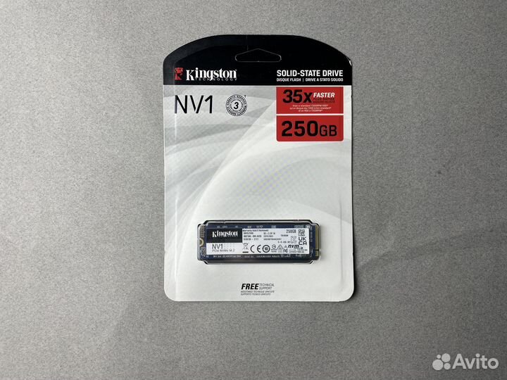 SSD KingSton NV1 snvs/250G 250 GB, M.2 2280, PCI-E