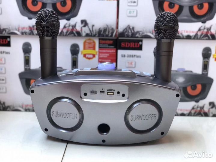 Колонка с микрофонами Blutooth SD-306 plus