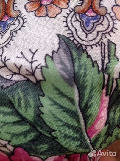 Павловопосадский платок шерсть