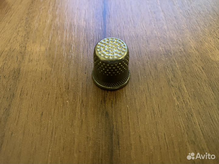 Наперсток СССР латунь