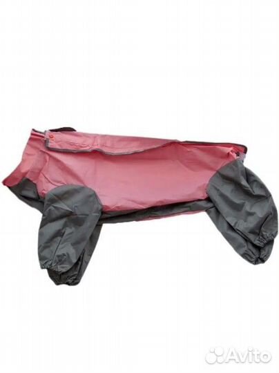 Дождевик для собак с капюшоном