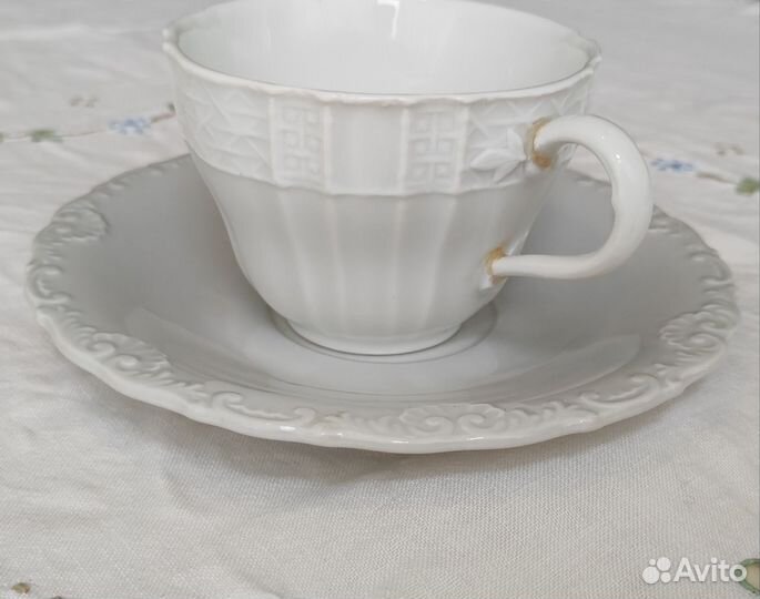 Чайная пара Meissen фарфор