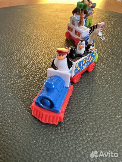 Игрушки из киндера. Магадаскар - 7 шт