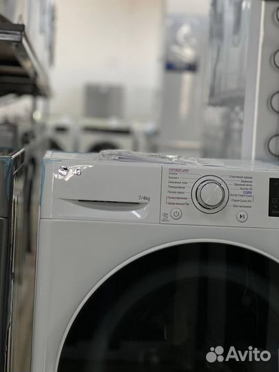 Стирально-сушильная машина LG F2J6HG7W белый