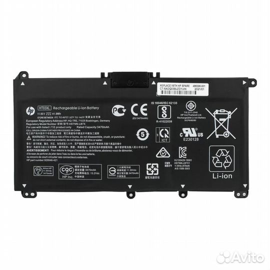 Аккумулятор HP HT03XL новый