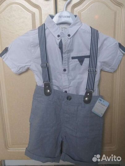 Шорты и рубашка новые Mothercare 3-4 года