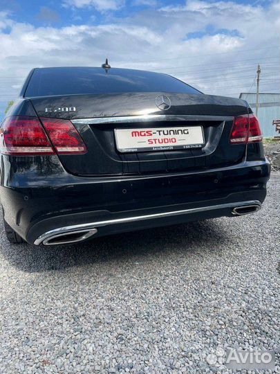 Задний бампер AMG Mercedes E-class W212 рестайлинг