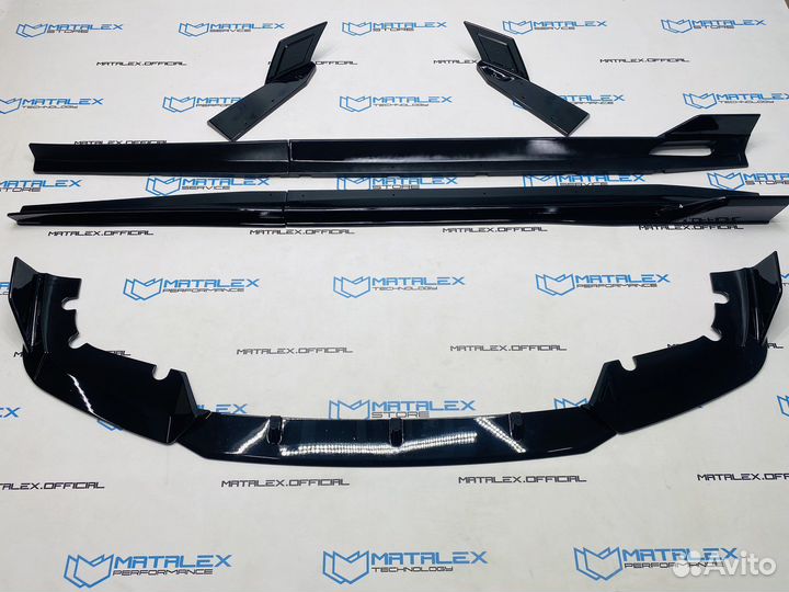 Обвес BMW X5M F95, M Performance, черный глянец