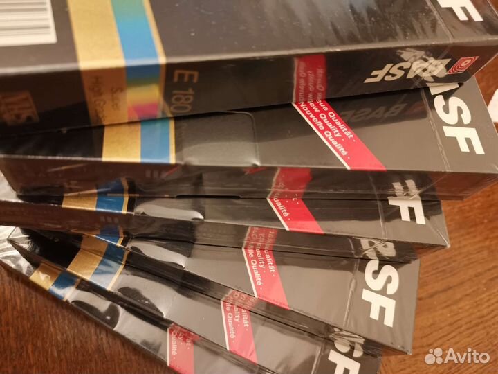Видео кассеты VHS basf SHG E-180 - 6 шт
