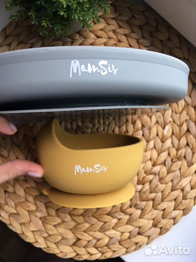 Силиконовая посуда для малышей Mamsis