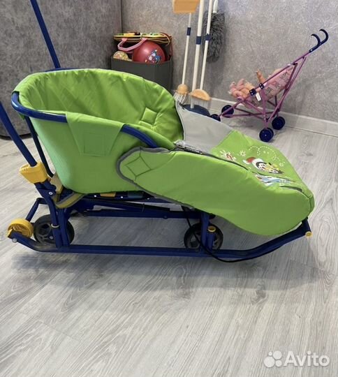 Санки на колесах бу