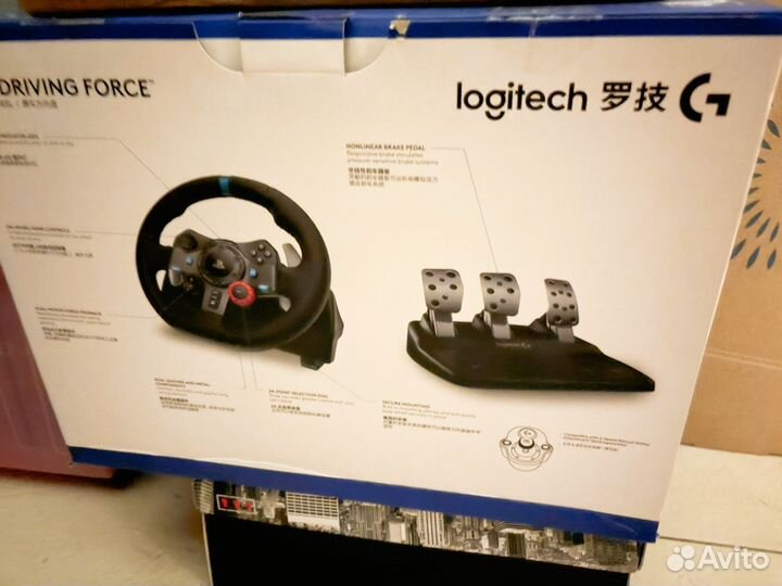 Logitech g29 + shifter + стойка