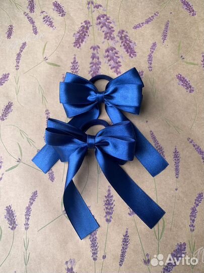 Бантики для волос на резинке