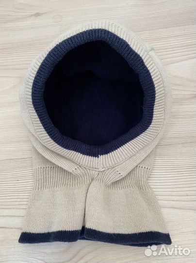 Шапка шлем на 5-7 лет зимняя двусторонняя