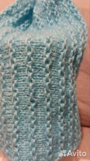 Шапка женская вязаная ручная работа