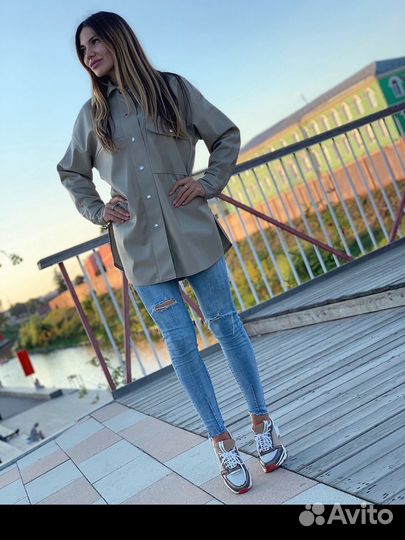 Куртка кожаная