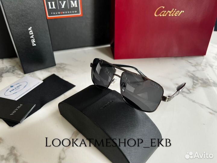 Prada мужские солнцезащитные очки