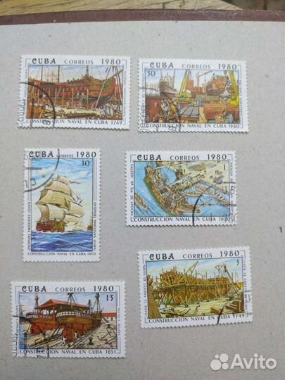 Марки корабли, кораблестроение