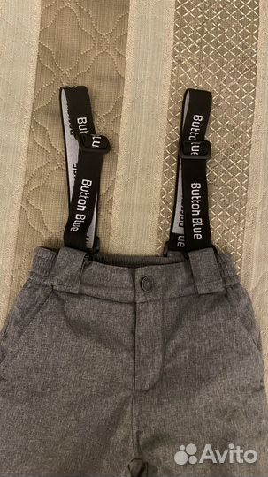 Зимние брюки для мальчика 110Button Blue