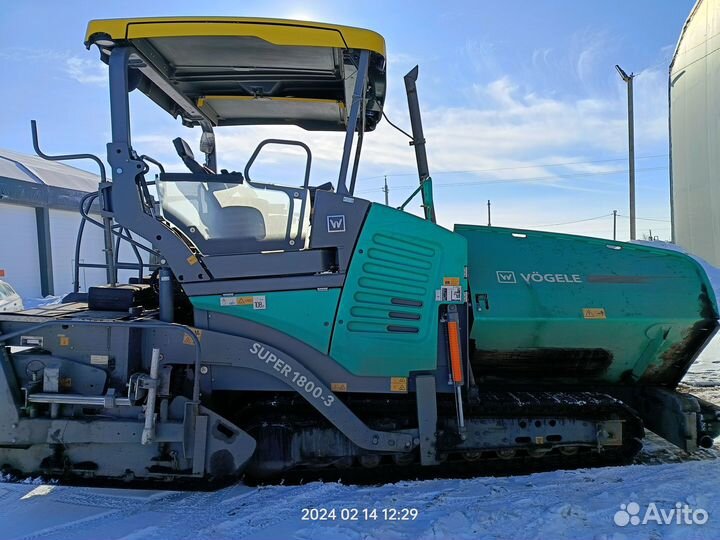 Асфальтобетоноукладчик Vogele SUPER 1800-3, 2020