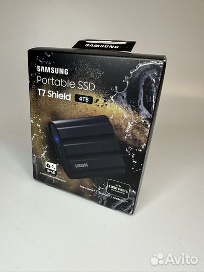 Новый Samsung SSD T7 Shield 4TB