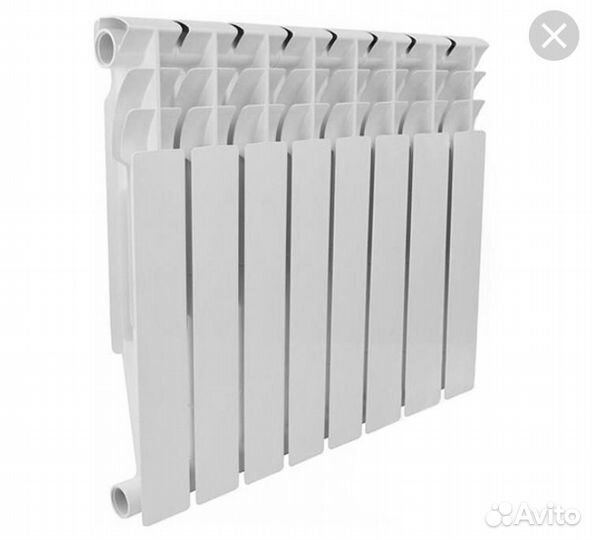 Радиатор отопления с монтажом