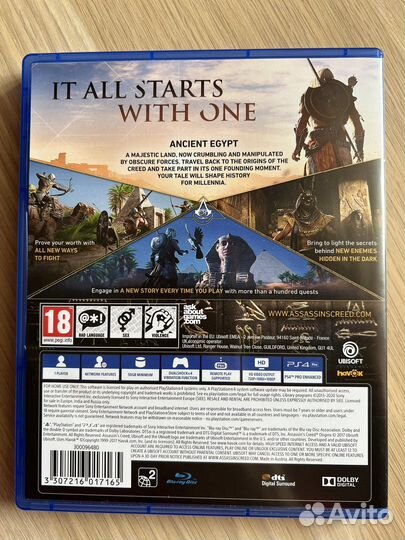 Игры для приставок ps4 Assassin’s creed origins