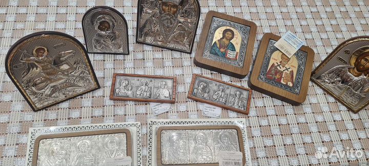 Икона серебро