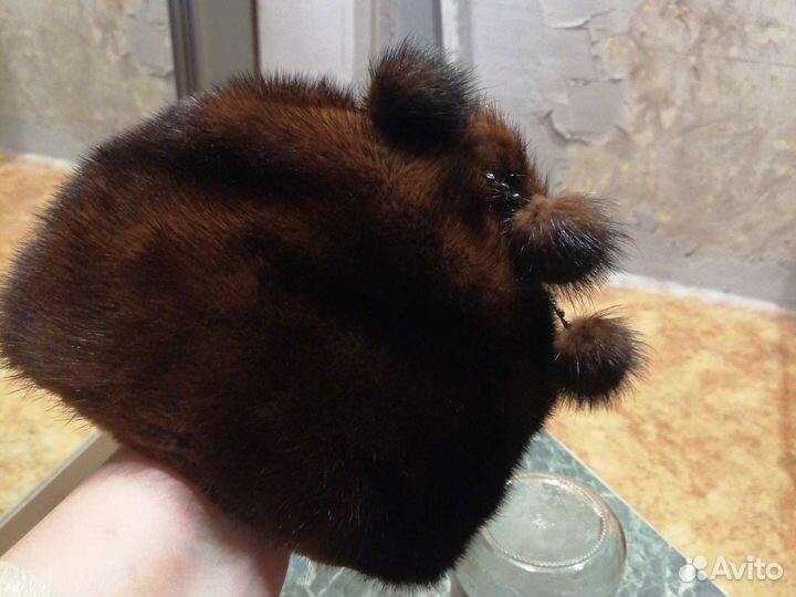 Шапка норковая женская