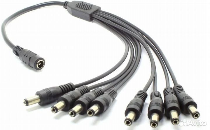 Разветвитель разъёма питания, на 4, 6, 8 камер