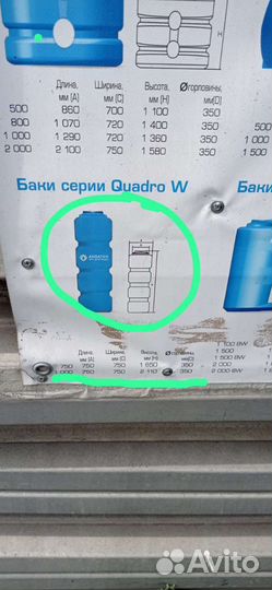 Емкость бак для воды