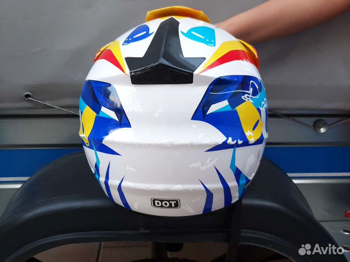 Мотошлем кроссовый