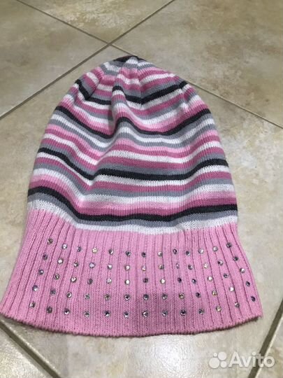 Шапки для девочки 9-12 лет, весенне-осенние