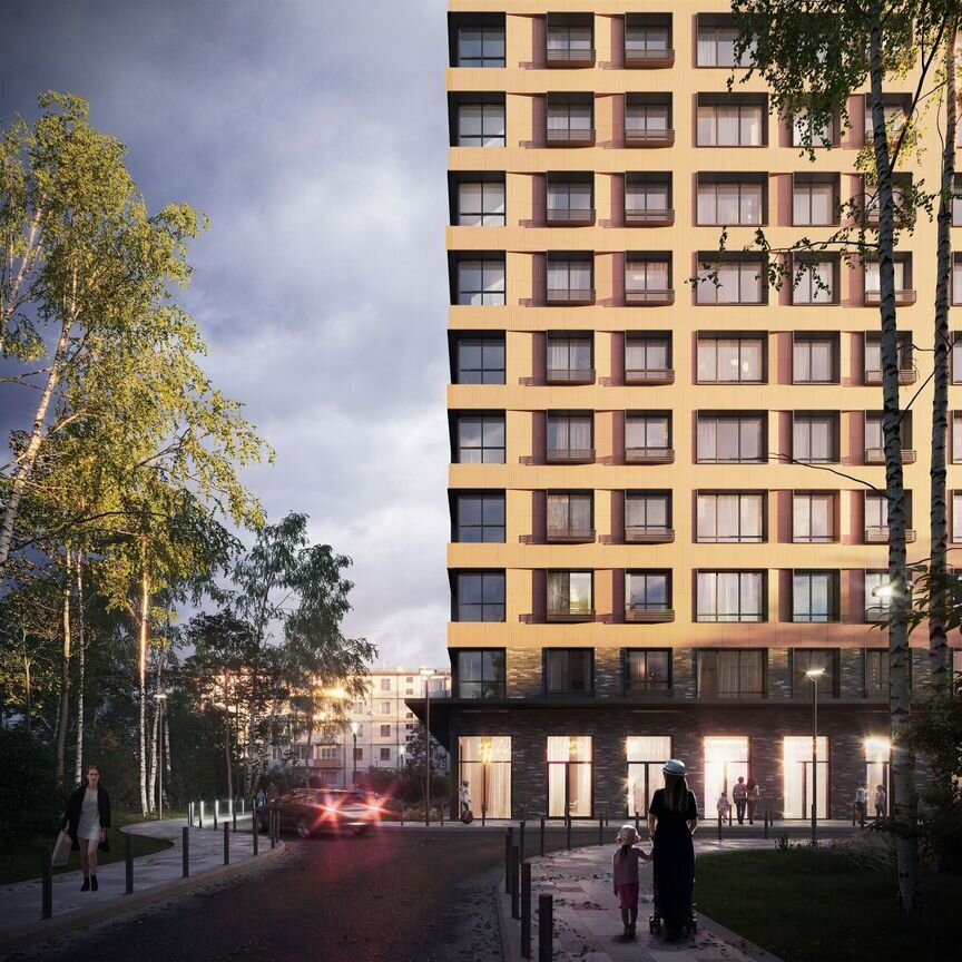 1-к. квартира, 42 м², 13/17 эт.