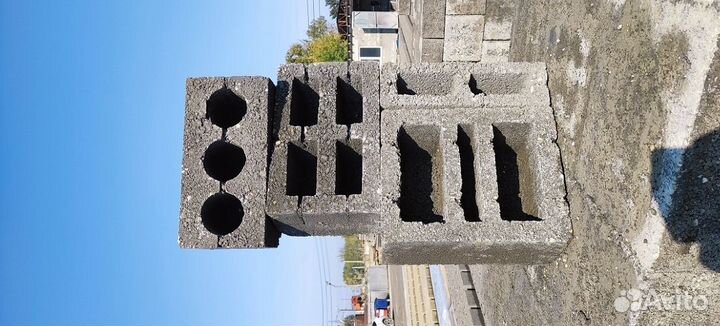 Блок строительный отсевно-керамзитовый