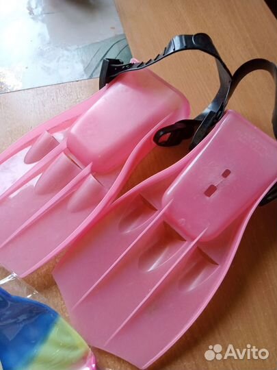 Маска, ласты, шапочка для плавания