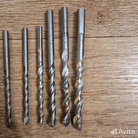 Набор сверл по кирпичу и бетону б/у