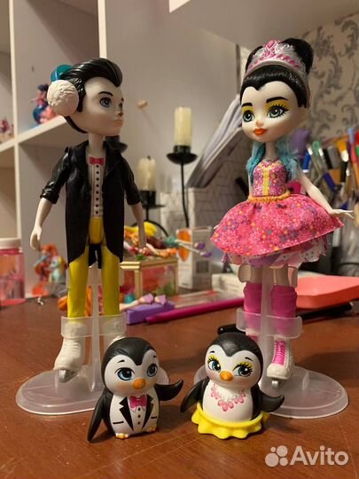 Кукла enchantimals набор пингвинов