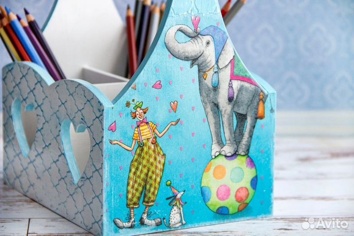 Карандашница Цирк