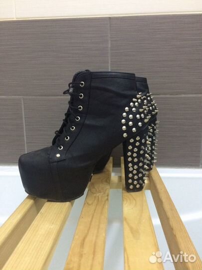 Ботинки кожа