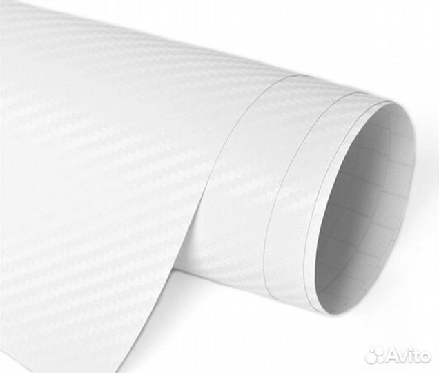 Пленка карбоновая белая