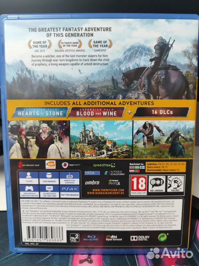 Диски ps4(Rdr 2,Far cry 6,the Witcher 3)