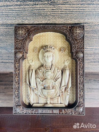 Икона из дуба