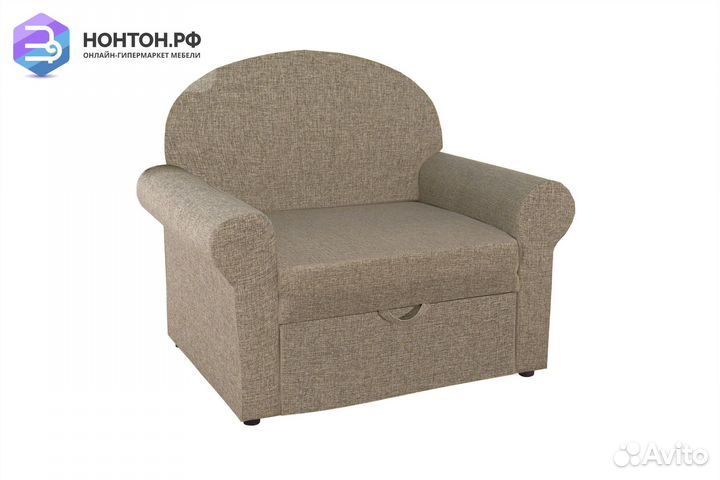 Кресло выкатное Новь-1 темно-бежевое