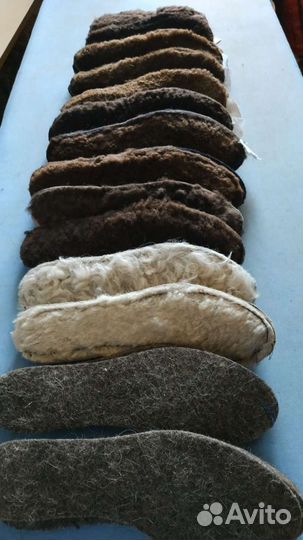 Стельки меховые (очень теплые)